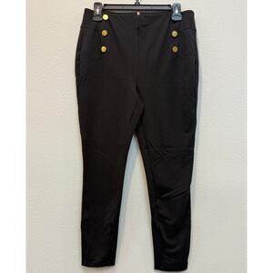 Tommy Hilfiger High-Waister Pull On Pants, Black
